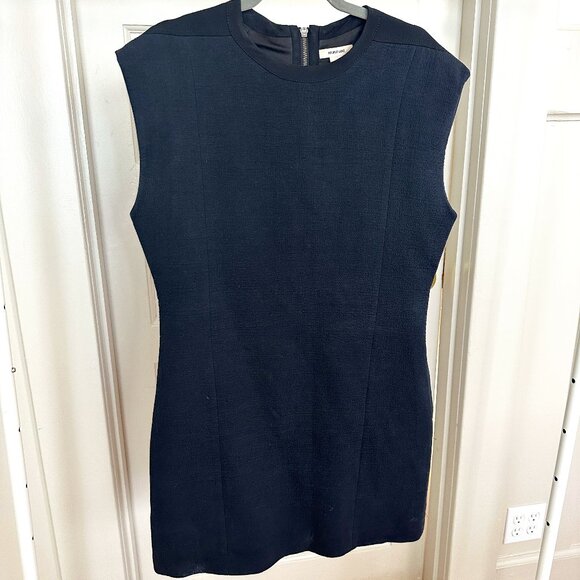 Helmut Lang Navy Dress - Picture 1 of 7